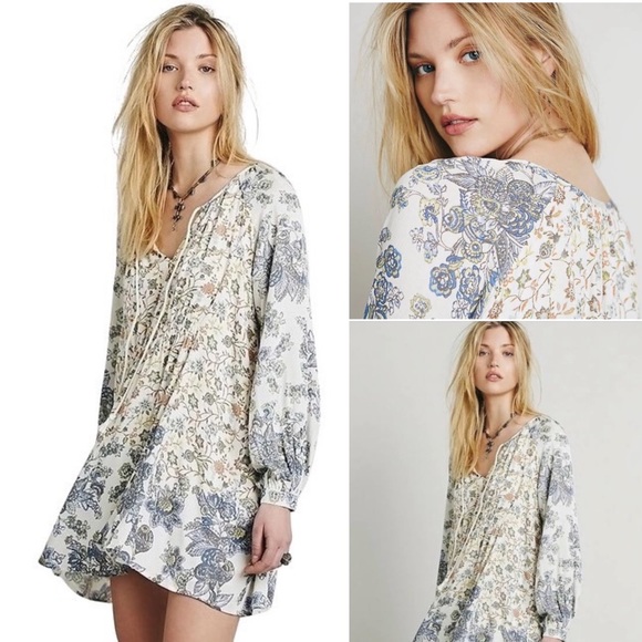 Free People‎ Honey Suckle Lucky Loosey Dress - Picture 3 of 12